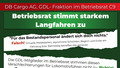 Betriebsrat stimmt starkem Langfahrten zu