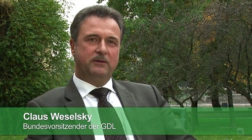 Claus Weselsky, Vorsitzender GDL