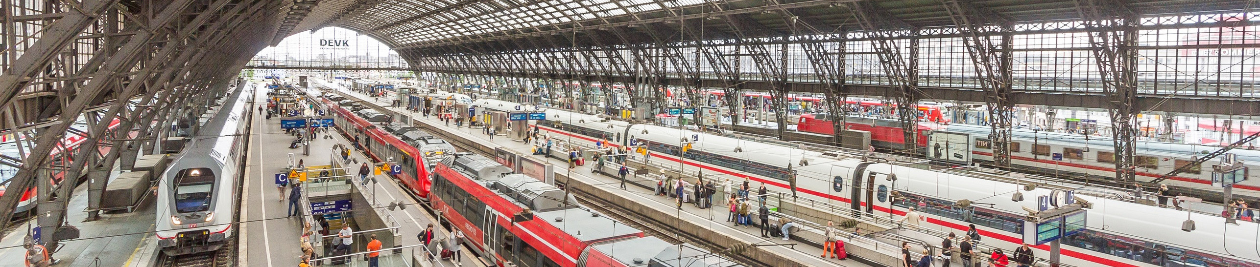 Köln Hauptbahnhof - Bahnsteighalle