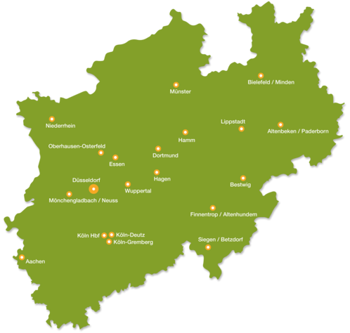 GDL Ortsgruppen in NRW GDL Ortsgruppen in NRW