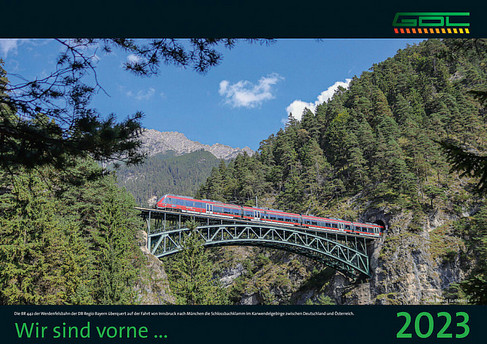 Deckblatt Bildwandkalender GDL 2023