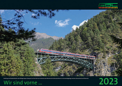 bildwandkalender 2023 GDL GDL-Bildwandkalender 2023