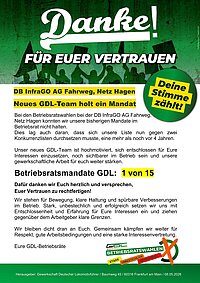 DB InfraGO AG Fahrweg, Netz Hagen
