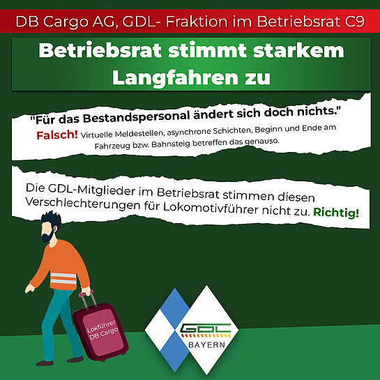 Betriebsrat stimmt starkem Langfahrten zu