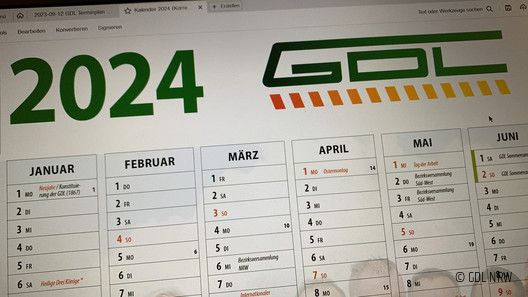 GDL Jahreswandplaner 2024