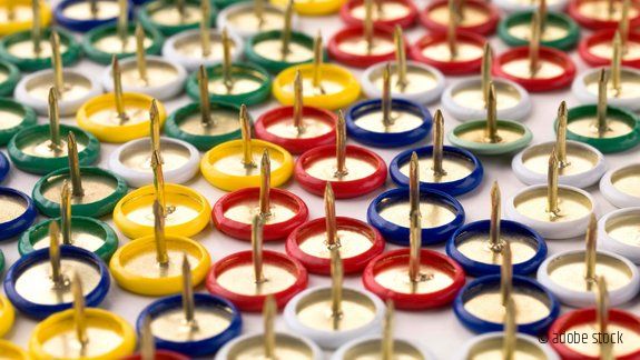 aushang pins bunte pins für Aushang